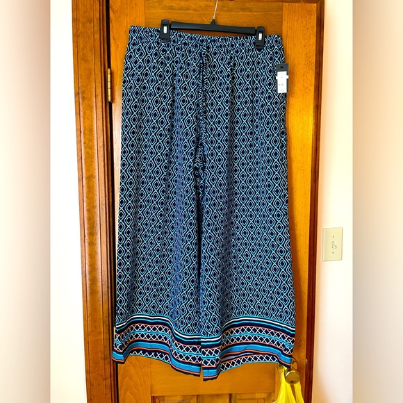 crown & ivy Pants - Crown & Ivy palazzo pants Muliticolored Size 1X